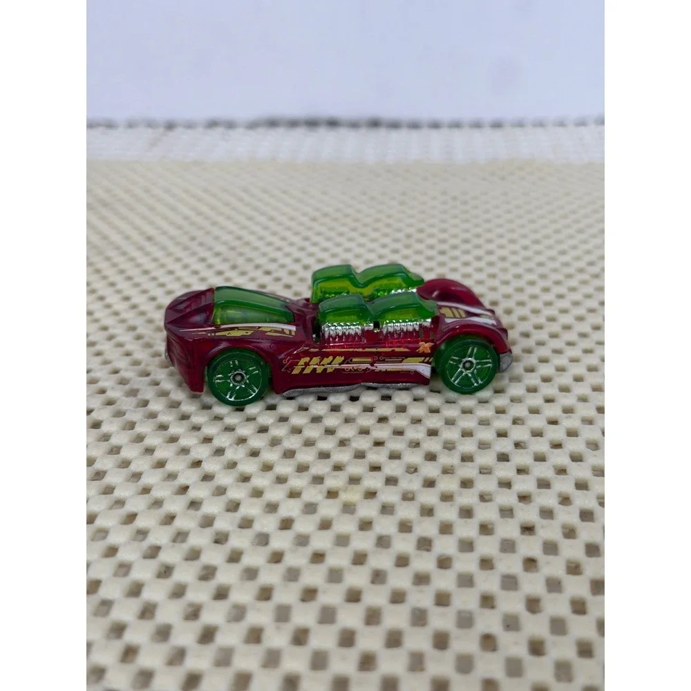 Hot Wheels‎ What-4-2 Translucent Maroon Green 2004 Mattel Diecast Car 1:64 EUC